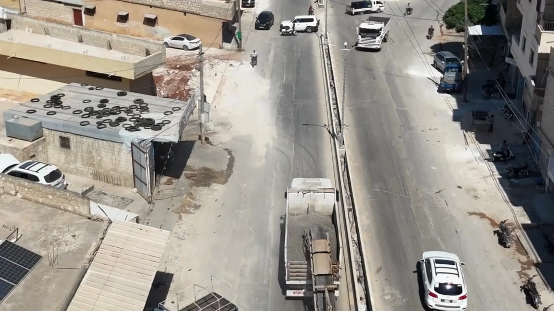 Paving the Main Road in Binnish