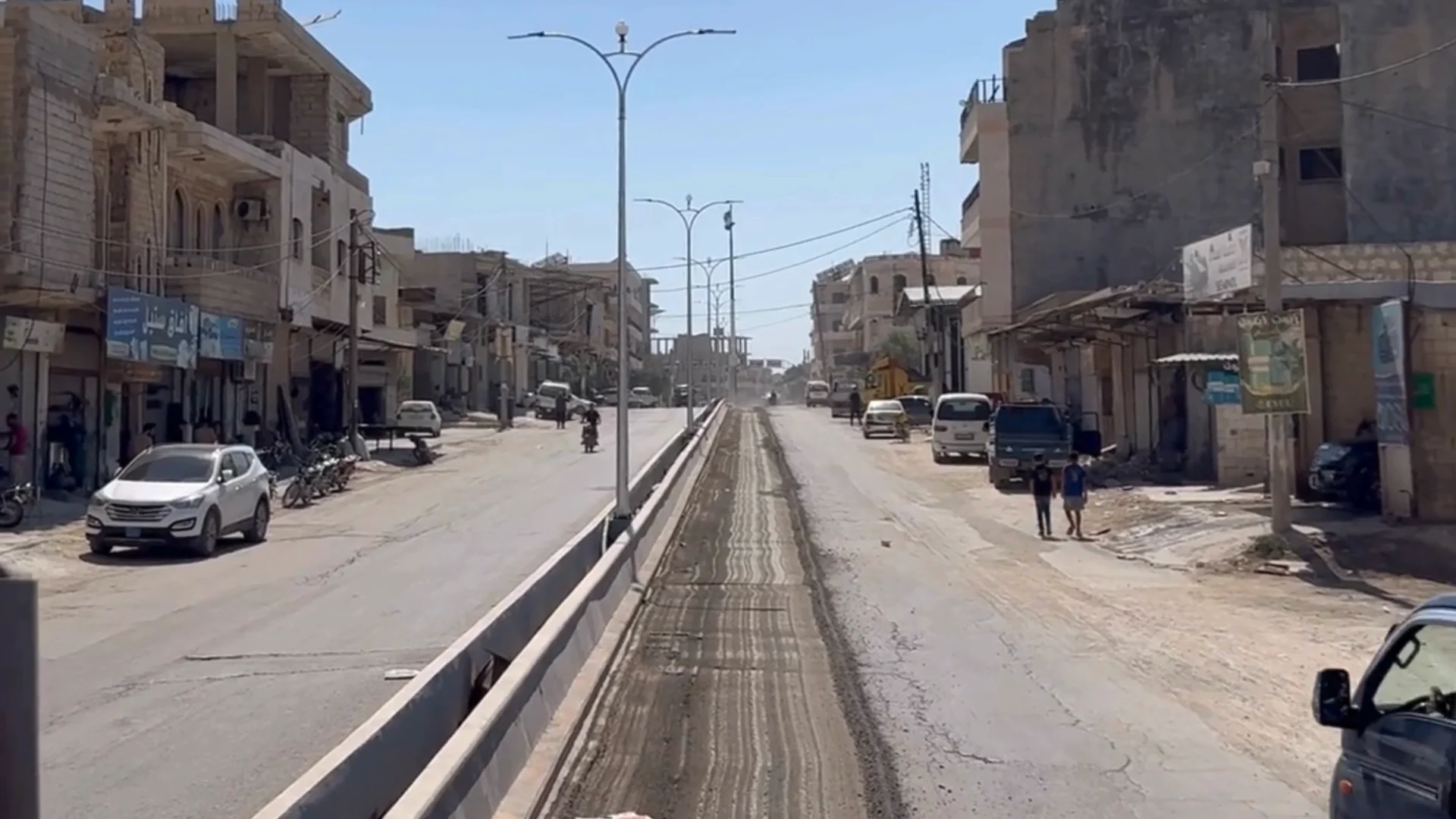 Paving the Main Road in Binnish