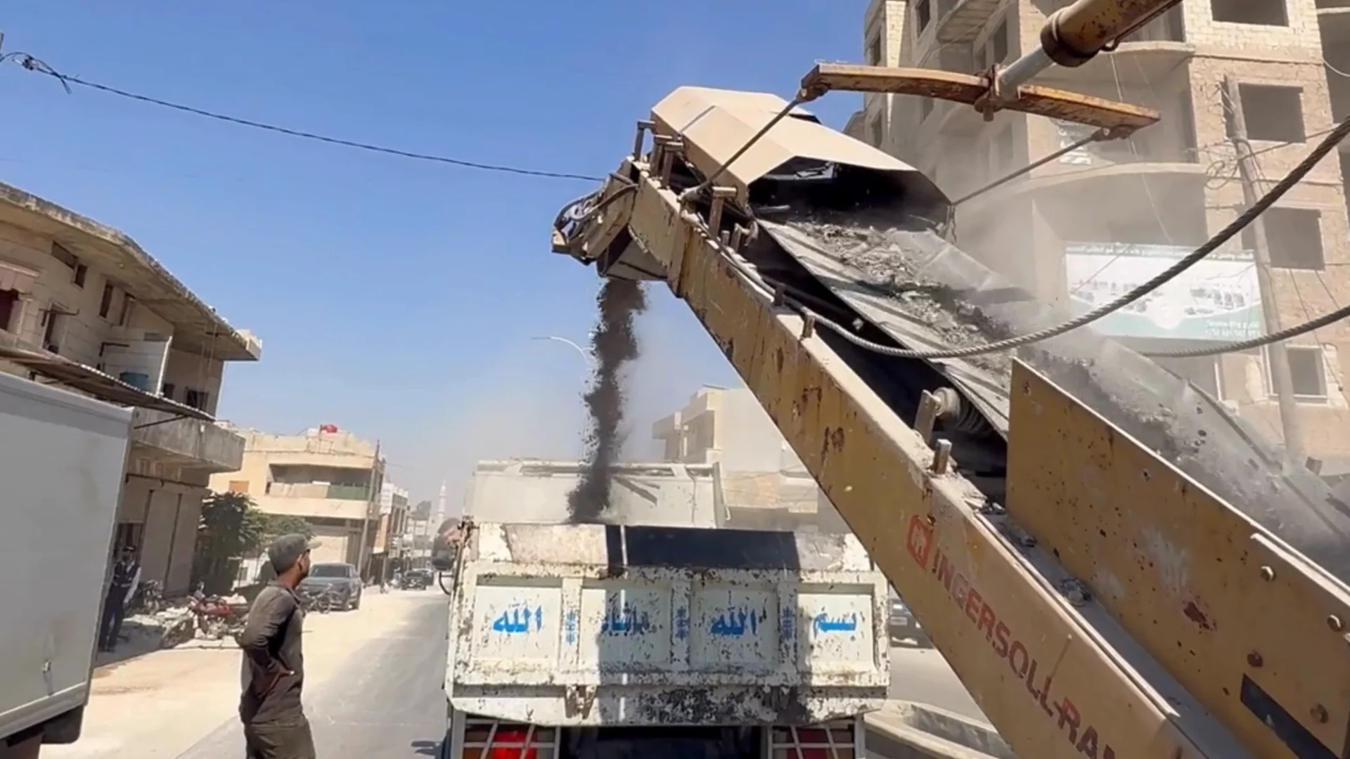 Paving the Main Road in Binnish