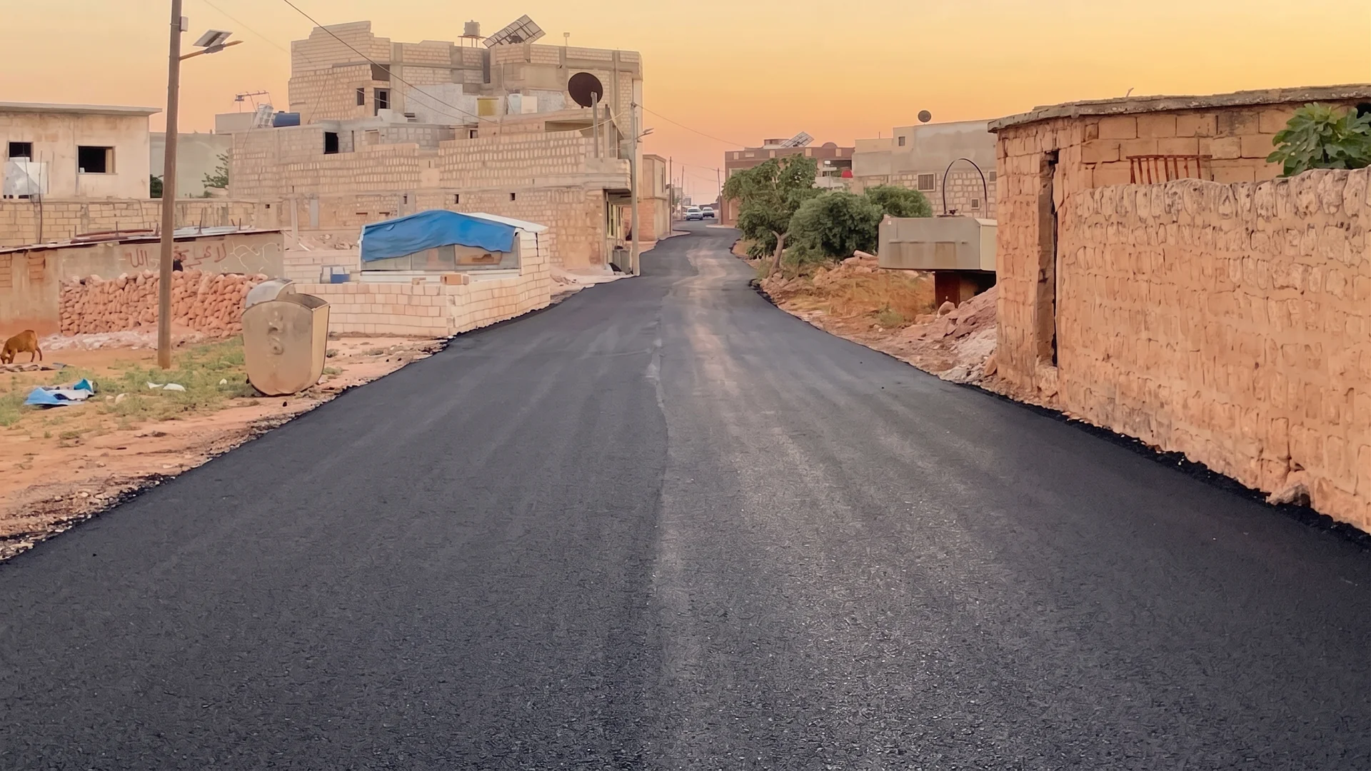 Paving Selected Roads in Taftanaz